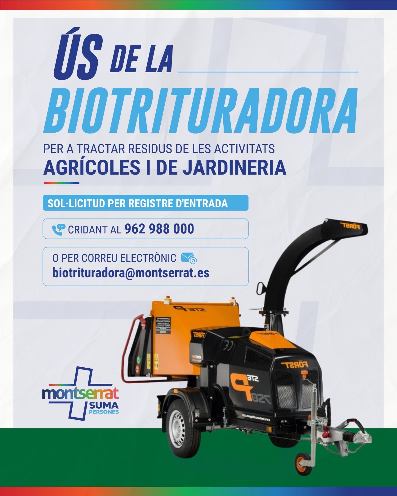 Biotrituradora - Normes d'ús